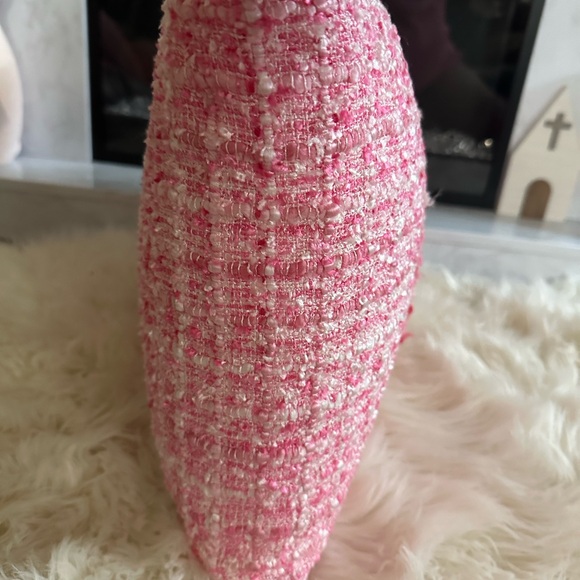 Pink Tweed 12 X 20 Throw Pillow - Picture 5 of 7